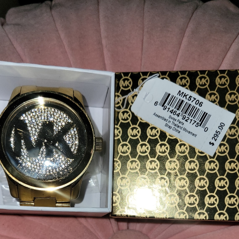 Michael Kors Runway Watch Gold